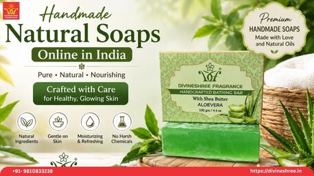 INR 200,  Handmade Natural Soaps Online In India | Divineshree Fragrance