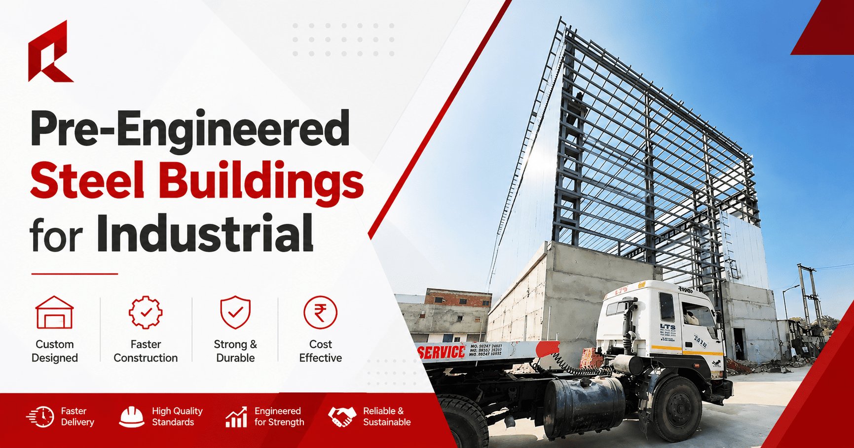 PEB Steel Buildings Gujarat | Industrial Structure Experts | RFinfra