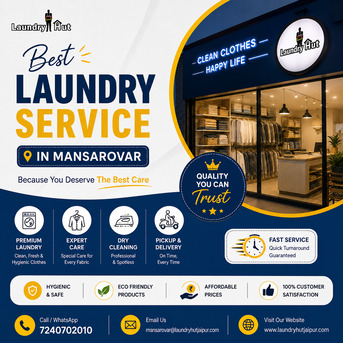 Leading Laundry Service In Mansarovar For Professional Fabric Care photo 1
