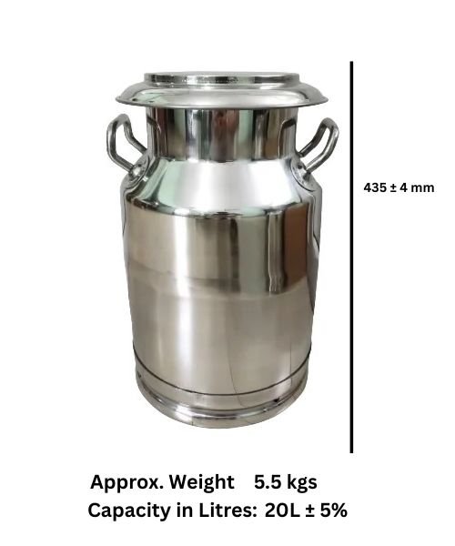 20 Liters Stainless Steel Milk Can photo 2