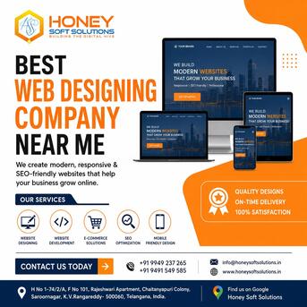 Best Web Designing Company Near Me – Honey Soft Solutions photo 1