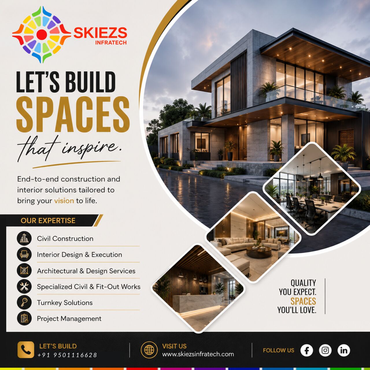 INR 3000,  SKIEZS Infratech | Interior Design, Civil Construction & Turnkey Solutions photo 1