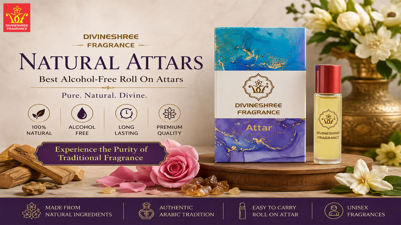 INR 200,  Natural Attars | Best Alcohol-Free Roll On Attars | Divineshree photo 1