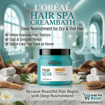 L'OrÃ©al Hair Spa Creambath For Deep Hair Nourishment