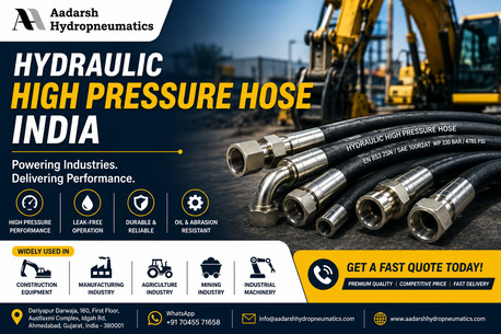 Aadarsh Hydropneumatics – Hydraulic High Pressure Hose Supplier In Ahmedabad photo 1