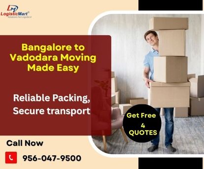 Packers And Movers Bangalore To Vadodara - Home & Vehicle Shift photo 1