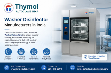 Washer Disinfector Manufacturers In India