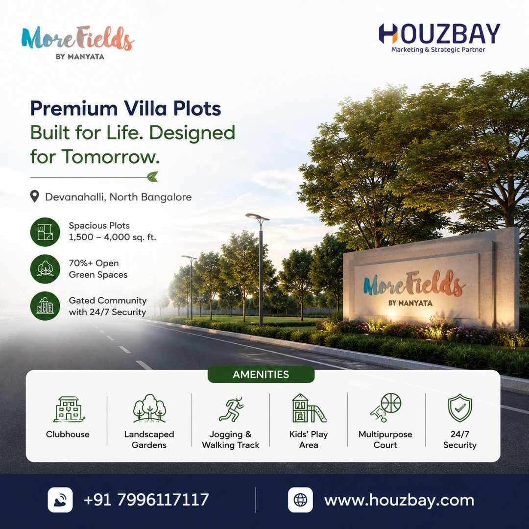 Morefields by Manyata Plots in Devanahalli Bangalore | Houzbay photo 1