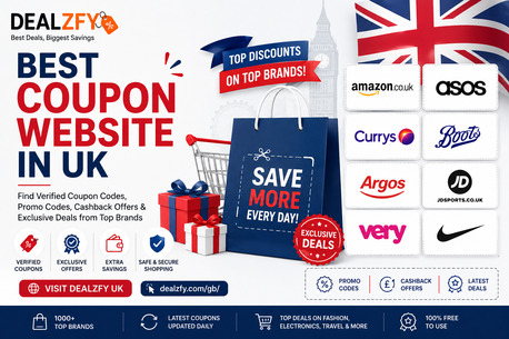 Best Coupon Website In UK | Verified Deals & Promo Codes – Dealzfy UK photo 1