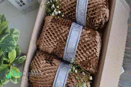 INR 570,  Buy Strong Paper Bubble Wrap For Fragile Packaging- EcoCushion Paper photo 1