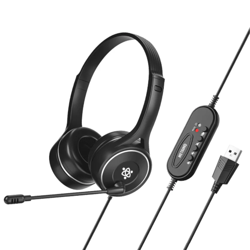 INR 989,  MT30 USB Headphones With Microphone For Daily Office Use