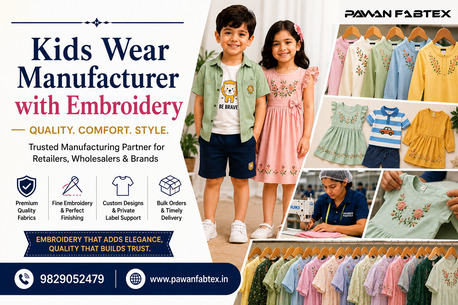 Build Your Kidswear Collection With Expert Embroidery Manufacturing photo 1