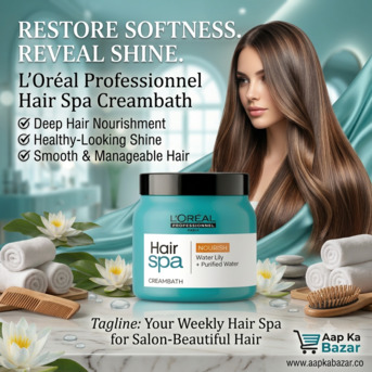 L'OrÃ©al Hair Spa Creambath For Soft & Healthy-Looking Hair