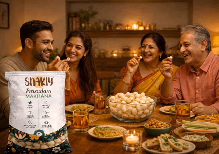 INR 49,  Buy Premium Makhana Online From Snakiy