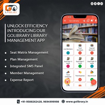 GoLibrary – Best Library Management App | Digital Library Manager Application