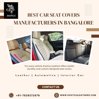 Best Car Seat Covers Manufacturers In Bangalore