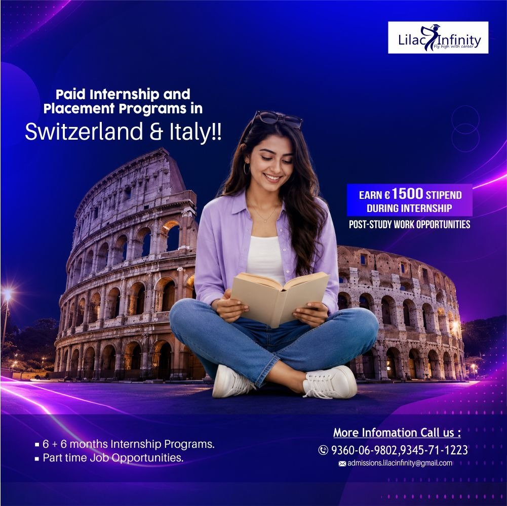 Lilac Infinity Offer Paid Internship and Placement to Healthcare in Switzerland & Italy