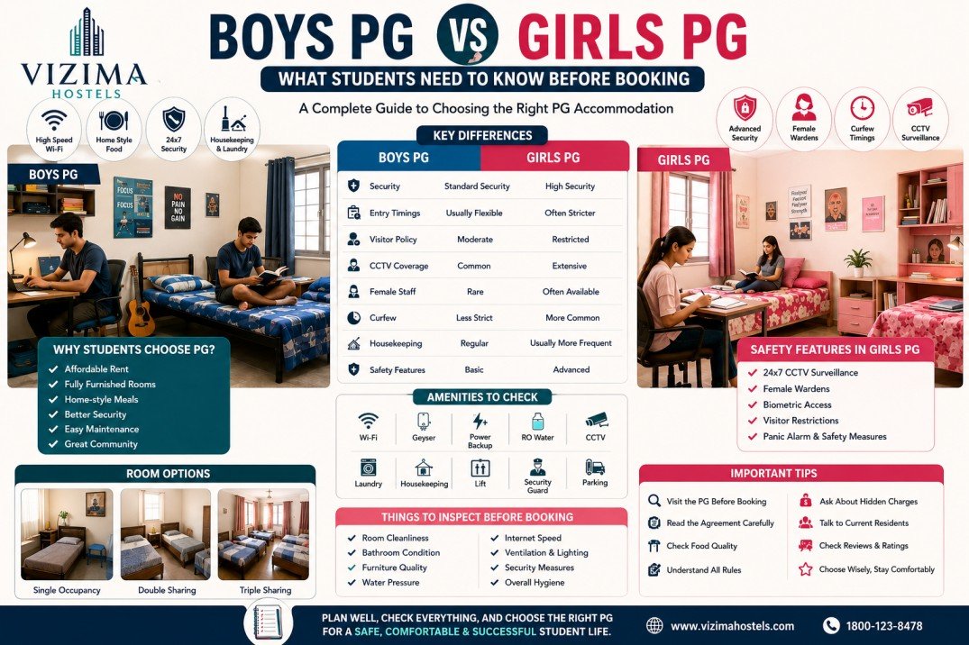 Boys PG vs Girls PG – Complete Student Accommodation Guide photo 1