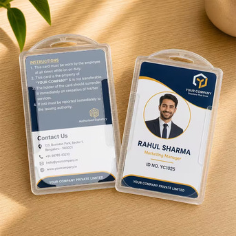 INR 100,  PVC ID Card With Holder photo 1