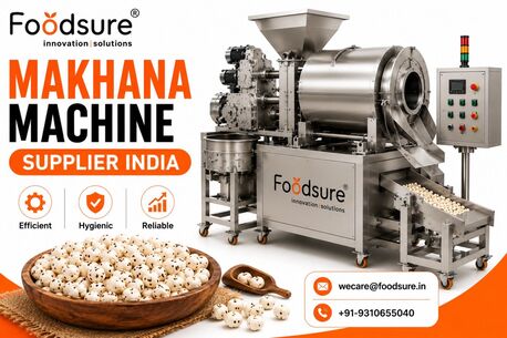 INR 1400000,  Makhana Machine Supplier India | Foodsure Machines