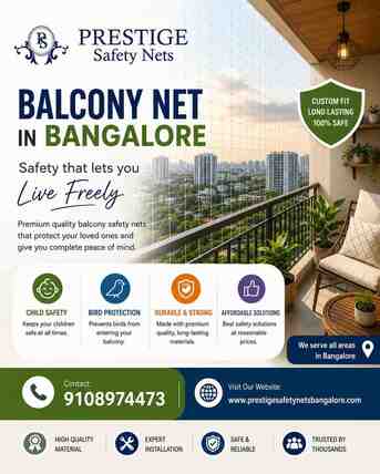 Affordable Balcony Net Installation Services In Bangalore