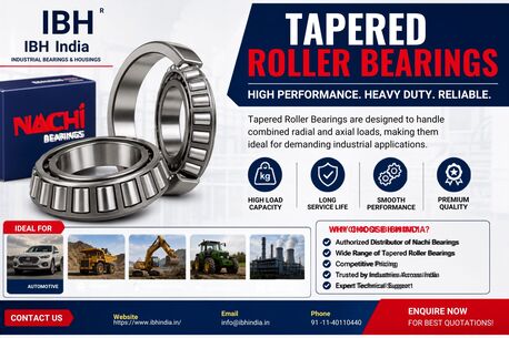 High-Performance Tapered Roller Bearings For Industrial Machinery