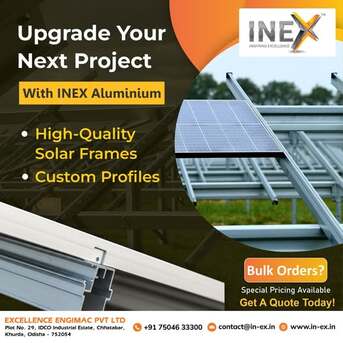 INR 500,  Industrial Solar Frame Aluminium Extrusion In India photo 1