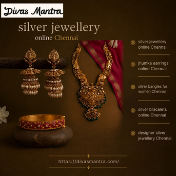 Designer Silver Jewellery Chennai – Shop Elegant Collections Online