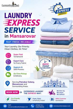 Laundry Express Service In Mansarovar