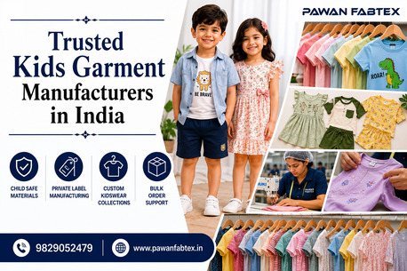 Trusted Kids Garment Manufacturers For Quality Kidswear Solutions.