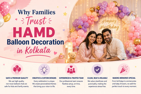 Anniversary Decoration In Kolkata – Make Your Special Day Memorable With HAMD Balloon photo 1