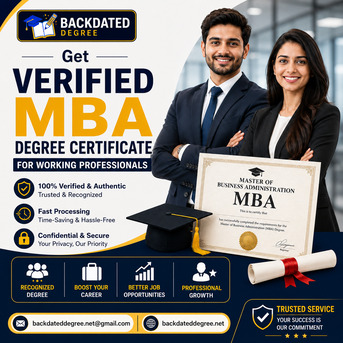 Get Verified MBA Degree Certificate For Working Professionals photo 1