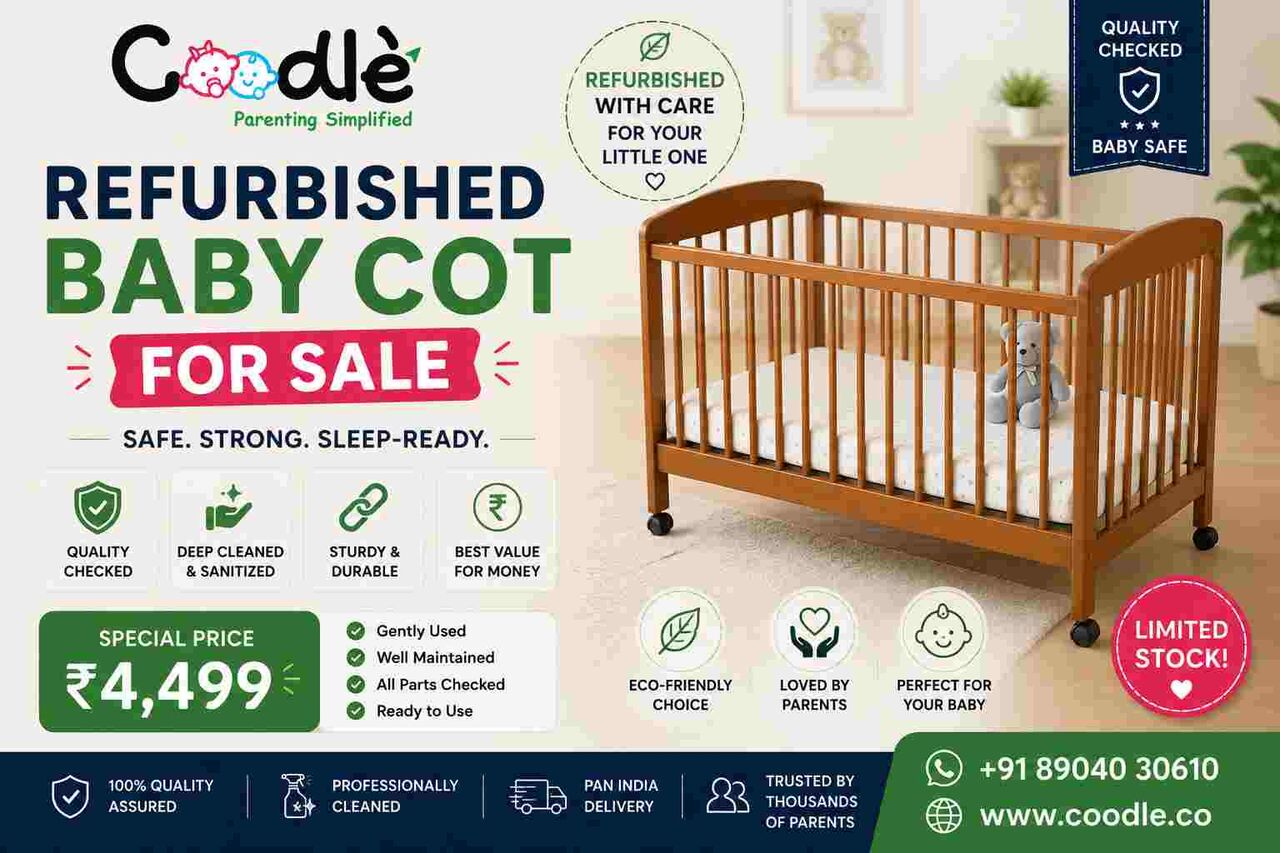 INR 5999,  Refurbished Baby Cot For Sale