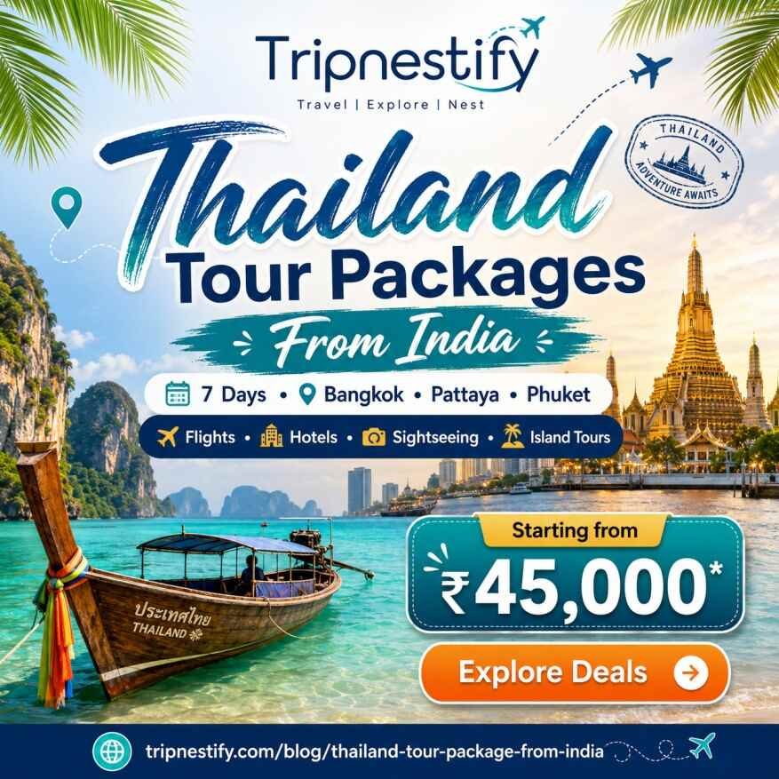 Thailand Tour Packages from India Best Deals & Travel Guide | Tripnestify