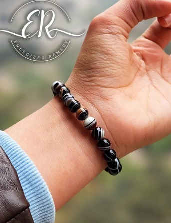 INR 2199,  Protective Black Bracelet Sulemani Hakik Spiritual Wristwear
