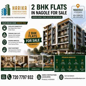 2 BHK Flats For Sale In Nagole, Hyderabad