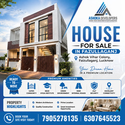 Best Location for House and Plot For Sale in Fazullaganj - Lucknow