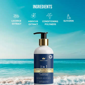 INR 499,  Buy Shampoo For Hard Water In India Online - TripleCare
