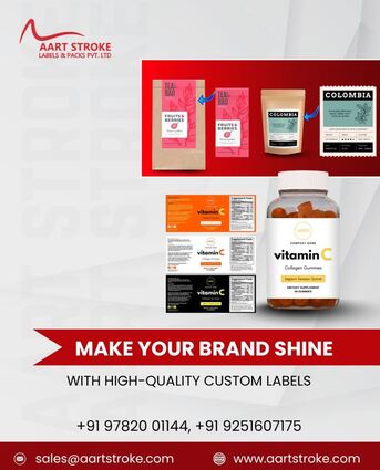High-Quality Supplement Label Printing | Aart Stroke