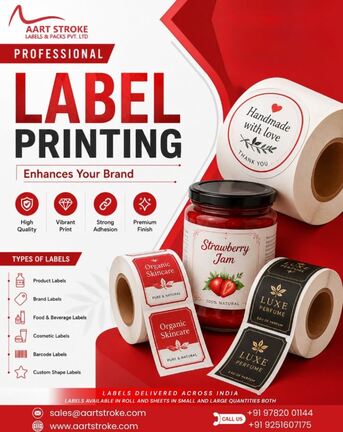 Cosmetic Bottle Label Printing | Aart Stroke