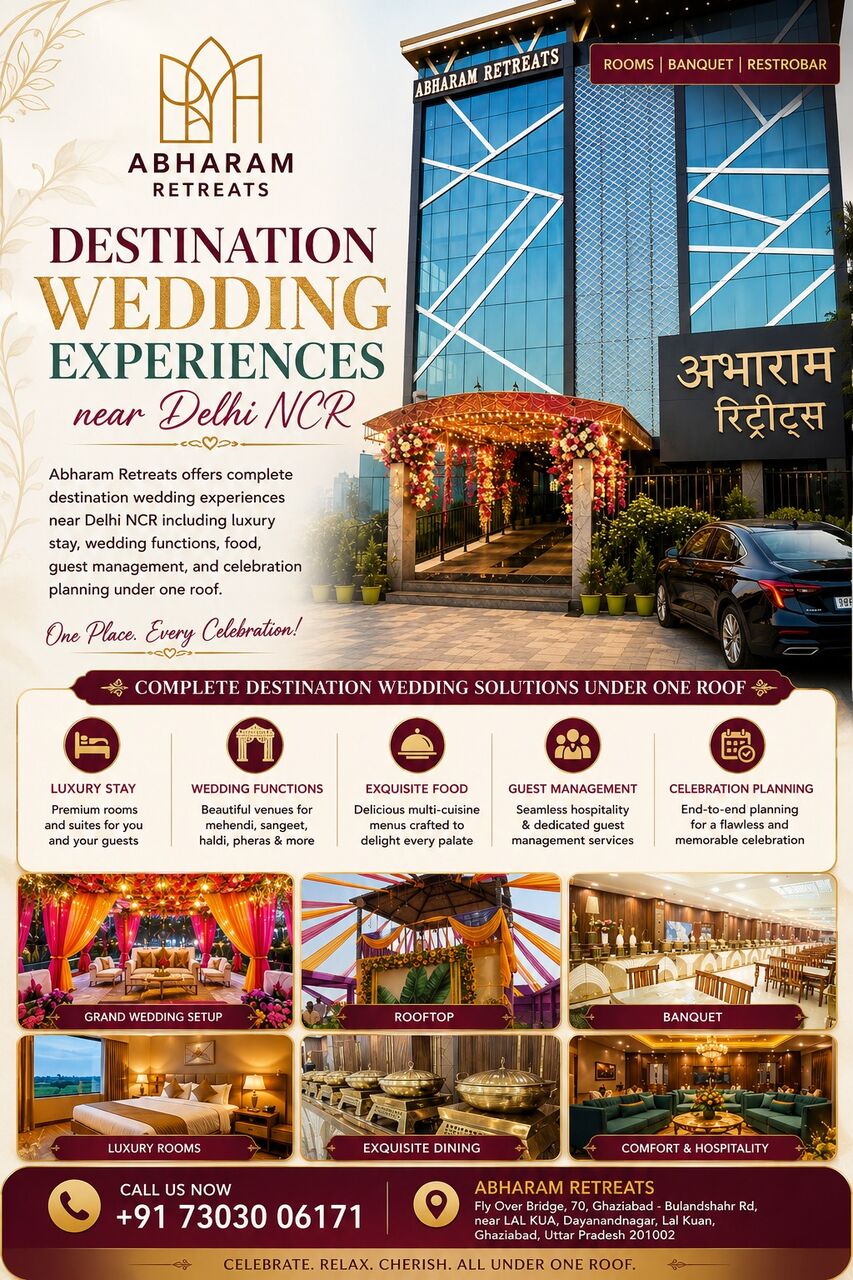 Book The Best Hotel & Banquet Hall In Ghaziabad For Weddings, Stay & Business Events