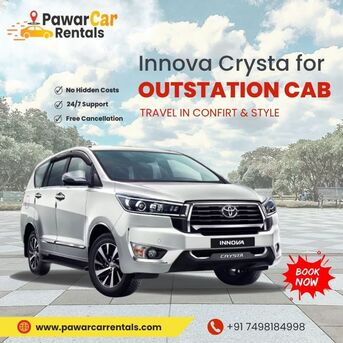 Innova Crysta For Outstation Pune – Comfortable & Reliable Travel