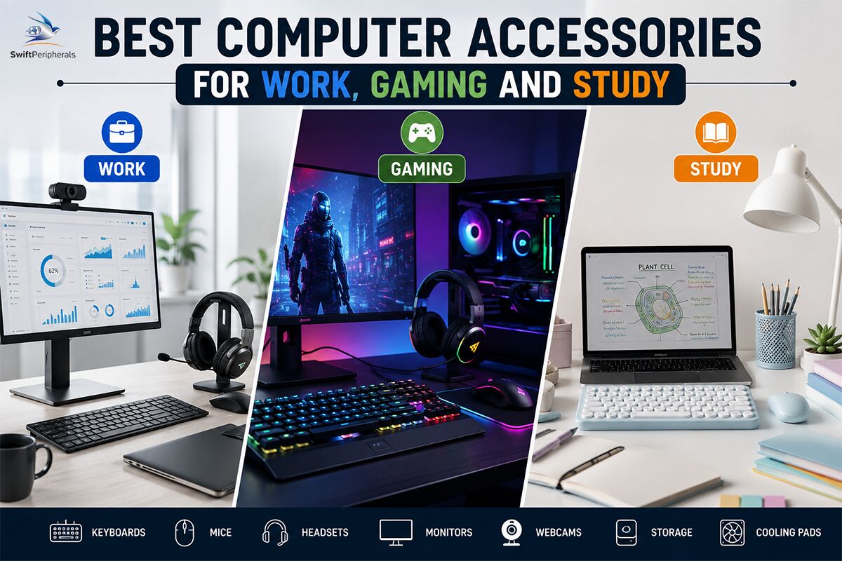 INR 500,  Best Computer Accessories For Work, Gaming And Study photo 1