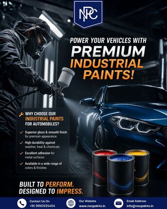 Get Reliable Industrial Paints Companies In Delhi | Neo Paints