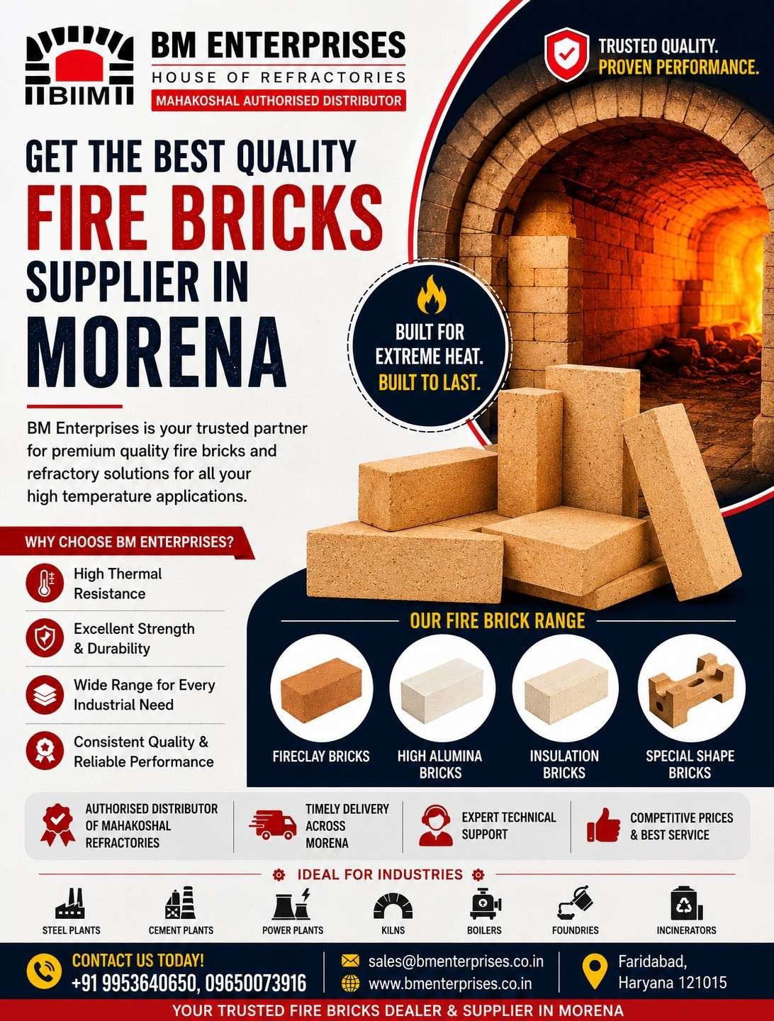 Best Quality Industrial Fire Bricks Supplier in Morena | MP photo 1