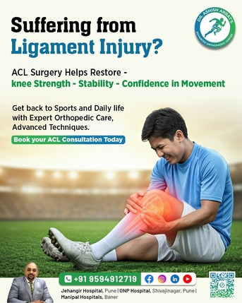 ACL Reconstruction Surgeon In Pune  - Dr. Aashish Arbat photo 1