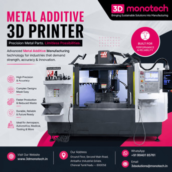 Metal Additive 3D Printer | Buy Smart - 3D Monotech photo 1