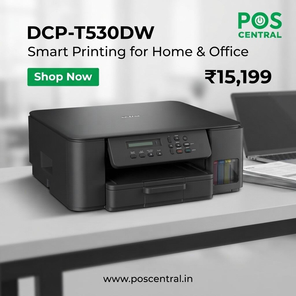 INR 15199,  Brother DCP-T530DW: Smart Ink Tank Printer For Home
