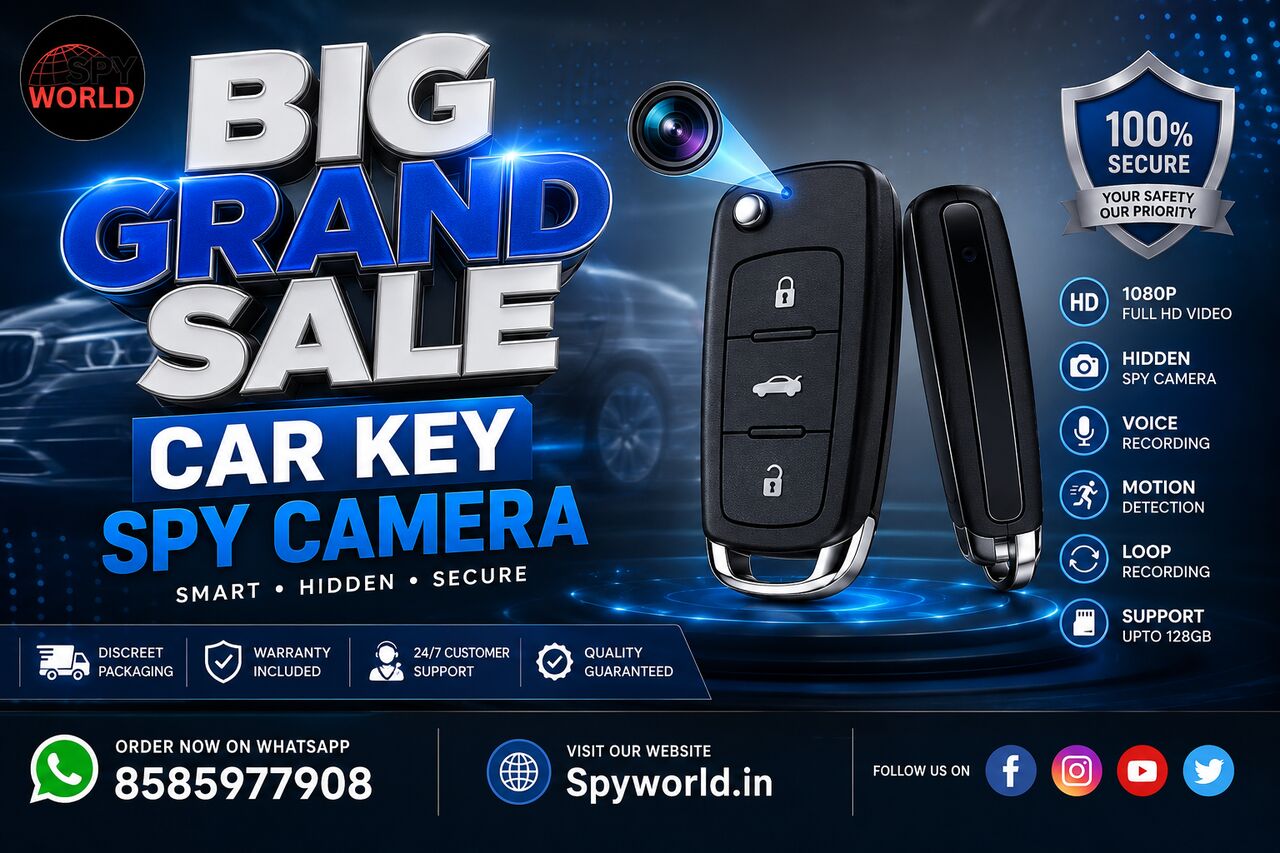 INR 3850,  Car Key Spy Camera Shop In Kalkaji – Best Offers At Spy World
