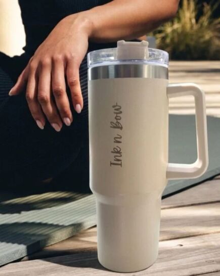 INR 1249,  Order Customised Signature Tumbler - 1200 Ml Personalized Bottle | Ink N Bow photo 1